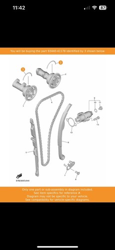 Yamaha circlip 93440 41178 - circlip,, 93440-41178